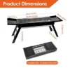 FURNIinspire Outdoor Grills, Griddles And Smokers Professional Foldable Charcoal Grill, Heavy-Duty Outdoor BBQ System, Black, 24.1"*9.45"*4.33" -Home Haven Furniture Store GUEST 05057949 0459 4a90 8e23 4ab28450216b