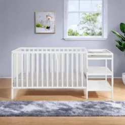 FURNIinspire Cribs Convertible Crib Baby Crib Baby Bed, Toddler Crib Changer Combo, 3 In 1 Crib Nursery Cribs For Bedroom, White, 71.5"*29.75"*35" 9 FURNIinspire Cribs Convertible Crib Baby Crib Baby Bed, Toddler Crib Changer Combo, 3 In 1 Crib Nursery Cribs For Bedroom, White, 71.5"*29.75"*35" -Home Haven Furniture Store GUEST 06377569 94d4 4522 8063 9d8dfabf977e