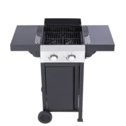 FURNIinspire Outdoor Grills, Griddles And Smokers Professional 2 Burner Gas Grill, Stainless Steel BBQ With Pizza Oven, Black, 22.6"*23.6"*17.32" -Home Haven Furniture Store GUEST 07017298 41c4 411c a7c1 51f14fede18a