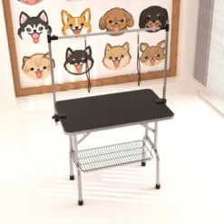 FURNIinspire Pet Grooming Tools Foldable Pet Grooming Table For Pet Large Dogs And Cats With Adjustable, Bathing Station, Black, 48"*23.6"*65.5" -Home Haven Furniture Store GUEST 0b2889dc cb30 47b5 8c52 3ac492c88958 1