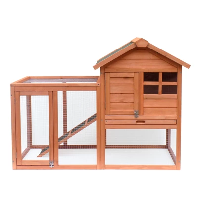 FURNIinspire Easily-assembled Wooden Rabbit House Chicken Coop Kennels, 48.03"*20.86"*36.22" 7 FURNIinspire Easily-assembled Wooden Rabbit House Chicken Coop Kennels, 48.03"*20.86"*36.22" - Image 5