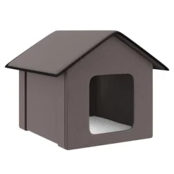 FURNIinspire Pet Crates And Houses Warm Triangular Top Cat Bed With Fleece Cloth Cover, Comfy Cat House House, Zipper Design, Brown, 16.5"*20.5"*16.5" 11 FURNIinspire Pet Crates And Houses Warm Triangular Top Cat Bed With Fleece Cloth Cover, Comfy Cat House House, Zipper Design, Brown, 16.5"*20.5"*16.5" -Home Haven Furniture Store GUEST 11499425 3bcb 4ea1 aa8e 82faf015ffbe