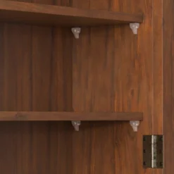 FURNIinspire Kitchen And Dining Cabinets Vintage 2 Door Wood Wall Cabinet, Dining Room Pantry Cabinet With Towel Rack, Dark Brown, 7.08"*24.8"*23.62" -Home Haven Furniture Store GUEST 11aa4985 1367 45fb b6ce fbd0f9c9b883