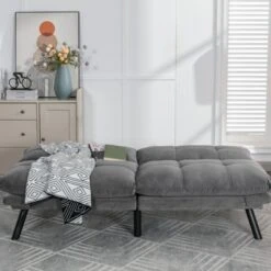 FURNIinspire Convertible Folding Modern Sofa Bed, Light Grey, 67"*16"*32" 8 FURNIinspire Convertible Folding Modern Sofa Bed, Light Grey, 67"*16"*32" -Home Haven Furniture Store GUEST 12621dbc 5769 41db 8fd1 78b2a85d613a