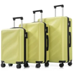 FURNIinspire Bag And Luggage Sets Travel Luggage Set Suitcase Set, 3 Piece Hard Shell Suitcases, Lightweight Suitcase, Tea Green, 11.4"*20.1"*29.1" -Home Haven Furniture Store GUEST 1440e195 a61c 4adb 89d1 d175cfdfbfce