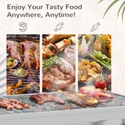 FURNIinspire Outdoor Grills, Griddles And Smokers Stainless Steel Portable Grill, Professional Folding Charcoal For Outdoor, Black, 31.5"*16.16"*9" -Home Haven Furniture Store GUEST 197e3c05 4b9b 476f 957c c2d24c5a6fa4