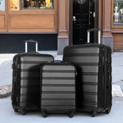 FURNIinspire Bag And Luggage Sets 3 Piece Luggage Set Spinner Suitcase With TSA Lock, Travel Options For Family Travel, Black, 20" 24' 28" 11 FURNIinspire Bag And Luggage Sets 3 Piece Luggage Set Spinner Suitcase With TSA Lock, Travel Options For Family Travel, Black, 20" 24' 28" -Home Haven Furniture Store GUEST 1d3ebd62 6402 4fd6 b0f0 2770a0961df1