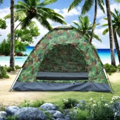 FURNIinspire Camping Tents 4 Person Camping Dome Tent, Waterproof, UV-Resistant Outdoor Tent For Outdoor Activities, Hiking, Green, 78.75"*78.75"*51" -Home Haven Furniture Store GUEST 1ed1263d 1960 4be7 b8a1 4f184e782707