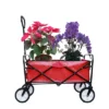 FURNIinspire Wheelbarrows And Lawn Carts Multi-Purpose Outdoor Utility Cart, Foldable Wagon With Metal Frame And Handle, Red, 41“*21"*47" -Home Haven Furniture Store GUEST 2325b1b9 c35e 43d1 8f87 1ee51dd3a8b2