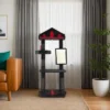 FURNIinspire Pet Tower 50 Inch Gothic Corner Cat Tree Cat Tower Stand With Perch, Scratching Post, Extra Wide Base, Black, 23.4"*23.01"*50" -Home Haven Furniture Store GUEST 23593210 1f71 4fd0 966e 57e90de0aeb9