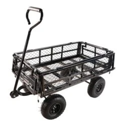 FURNIinspire Wheelbarrows And Lawn Carts Double Fence Utility Cart Wagon Cart Garden Cart, Ideal For Outdoor Activities, Black, 41“*20"*39" 10 FURNIinspire Wheelbarrows And Lawn Carts Double Fence Utility Cart Wagon Cart Garden Cart, Ideal For Outdoor Activities, Black, 41“*20"*39" -Home Haven Furniture Store GUEST 24296633 f009 467e b429 58296aa46ca5