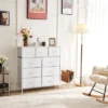 FURNIinspire Dressers 9 Drawer Fabric Tall Dresser Tower Closet Storage Chest Of Drawers For Bedroom Nursery, White, 11.8"*39.37"*39.37" -Home Haven Furniture Store GUEST 24531f6a 00ad 4d03 8e10 2fd4105c45d2