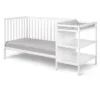 FURNIinspire Cribs Convertible Crib Baby Crib Baby Bed, Toddler Crib Changer Combo, 3 In 1 Crib Nursery Cribs For Bedroom, White, 71.5"*29.75"*35" -Home Haven Furniture Store GUEST 245c80ad c4b7 4153 a933 895e88c70911