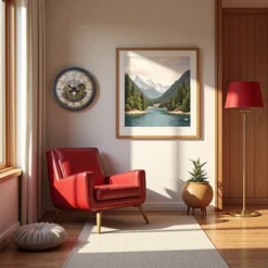 FURNIinspire Wall Clocks Round Gear Mechanism Wall Hanging Clock Living Room Decorative Timepiece Vintage Wall Decor, Brown, 20"*20"*3" -Home Haven Furniture Store GUEST 25782293 8997 45d4 8a5e 1dc929bdf2bf