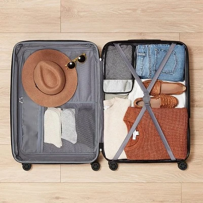 FURNIinspire Bag And Luggage Sets 3 Piece Rolling Suitcase Set, Hard Suitcases With Wheels, Lightweight Travel Luggage, Blue, 21.46"*12.01"*30.51" 5 FURNIinspire Bag And Luggage Sets 3 Piece Rolling Suitcase Set, Hard Suitcases With Wheels, Lightweight Travel Luggage, Blue, 21.46"*12.01"*30.51" - Image 3