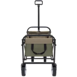 FURNIinspire Outdoor Serving Carts Foldable Wagon Cart Beach Wagon Utility Wagon Grocery Cart 3pcs Plastic Liner Cover, Green, 25.98"*17.32"*37.4" -Home Haven Furniture Store GUEST 277dcda5 ff22 4c75 99f9 5fee4e19c3f2