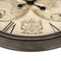 FURNIinspire Wall Clocks Round Living Room Roman Numeral Clock Decorative Hanging Clock Vintage Timepiece Home Decor, Brown, 20"*20"*2" 9 FURNIinspire Wall Clocks Round Living Room Roman Numeral Clock Decorative Hanging Clock Vintage Timepiece Home Decor, Brown, 20"*20"*2" -Home Haven Furniture Store GUEST 291bec46 cc53 415d aa89 a4456339df14