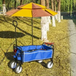 FURNIinspire Wheelbarrows And Lawn Carts All-Purpose Folding Cart, Lawn Cart Wagon Firewood Cart For Garden Work, Beach, Black And Blue, 37“*20"*45" 9 FURNIinspire Wheelbarrows And Lawn Carts All-Purpose Folding Cart, Lawn Cart Wagon Firewood Cart For Garden Work, Beach, Black And Blue, 37“*20"*45" -Home Haven Furniture Store GUEST 2c92b956 82b3 4037 97cd 2e2de406a980