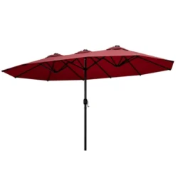 FURNIinspire Patio Umbrellas, Double Sided Twin Patio Umbrella Outdoor, Brown -Home Haven Furniture Store GUEST 2d153ae0 62a0 4e2b a939 f83590d96e24