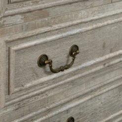 FURNIinspire Dressers 5 Drawers Dresser With Natural Texture, Storage Dressers Organizer For Bedroom, Living Room, Nursery, Gray, 31.5"*15.55"*35.43" -Home Haven Furniture Store GUEST 2daa010f bc16 4fd3 b524 4628e9ef7e67