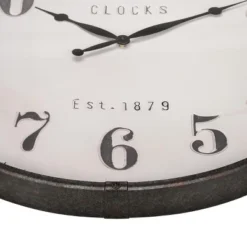 FURNIinspire Wall Clocks 30inch Modern Round Wall Clock Decorative Living Room Vintage Wall Decor, Large Oversize, Brown, 30"*30"*2.25" -Home Haven Furniture Store GUEST 2f089f04 c42a 47e9 86ba 30292a3a59b0