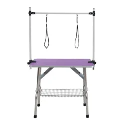 FURNIinspire Pet Grooming Tools Foldable Pet Grooming Table For Pet Large Dogs And Cats With Adjustable, Bathing Station, Purple, 48"*23.6"*65.5" 11 FURNIinspire Pet Grooming Tools Foldable Pet Grooming Table For Pet Large Dogs And Cats With Adjustable, Bathing Station, Purple, 48"*23.6"*65.5" -Home Haven Furniture Store GUEST 3151a3a5 62ff 4d57 b4cb e2912777f801