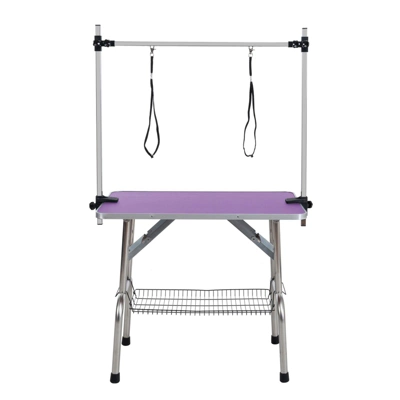 FURNIinspire Pet Grooming Tools Foldable Pet Grooming Table For Pet Large Dogs And Cats With Adjustable, Bathing Station, Purple, 48"*23.6"*65.5" 7 FURNIinspire Pet Grooming Tools Foldable Pet Grooming Table For Pet Large Dogs And Cats With Adjustable, Bathing Station, Purple, 48"*23.6"*65.5" - Image 5