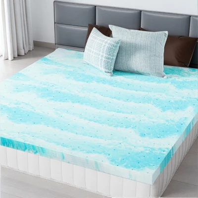 FURNIinspire Mattresses Memory Foam Cooling Gel Mattress Bed Topper For Back Pain 6 FURNIinspire Mattresses Memory Foam Cooling Gel Mattress Bed Topper For Back Pain - Image 4