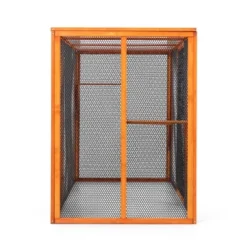 FURNIinspire Pet Crates And Houses, Removable Cat Cage, A Waterproof Roof And Three Jumping Platforms, Adjustable, Orange, 70.9"*31.5"*42.5" -Home Haven Furniture Store GUEST 35f99669 853e 49f0 8488 226ebada280e