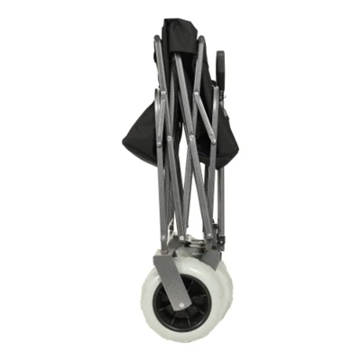 FURNIinspire Outdoor Serving Carts Heavy Duty 500lb Capacity Beach Wagon Foldable Utility Cart For Camping, Black, 37.4"*23.03"*38.98" 6 FURNIinspire Outdoor Serving Carts Heavy Duty 500lb Capacity Beach Wagon Foldable Utility Cart For Camping, Black, 37.4"*23.03"*38.98" - Image 4