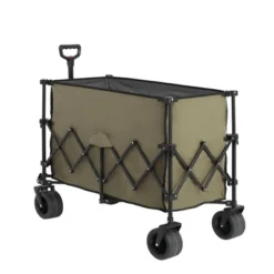 FURNIinspire Wheelbarrows And Lawn Carts Beach Wagon Lawn Cart Garden Cart, Heavy Duty Folding Utility Yard Cart, Green, 20.87"*42.91"*32.68" 11 FURNIinspire Wheelbarrows And Lawn Carts Beach Wagon Lawn Cart Garden Cart, Heavy Duty Folding Utility Yard Cart, Green, 20.87"*42.91"*32.68" -Home Haven Furniture Store GUEST 3efd507f 5c18 43fd 987e 75cedc417cdf