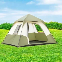 FURNIinspire Camping Tents 6 Person Camping Tent With Rainfly And Carry Bag For Hiking Outdoor, Easy To Assemble Tent, Green, 107.87"*120"*65.98" -Home Haven Furniture Store GUEST 4048e470 47d3 4100 9767 f819fe8309c4