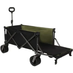 FURNIinspire Outdoor Serving Carts Collapsible Folding Wagon 400L Extra Collapsible Wagon With Tailgate Beach Wagon Cart, Black, 49.02"*22.05"*35.04" 11 FURNIinspire Outdoor Serving Carts Collapsible Folding Wagon 400L Extra Collapsible Wagon With Tailgate Beach Wagon Cart, Black, 49.02"*22.05"*35.04" -Home Haven Furniture Store GUEST 45006ff6 c5a5 4ce4 9ffc fb23a7a4cffc