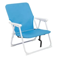 FURNIinspire Outdoor Portable Chair Durable Steel Frame And Portable Design For Relaxation And Sports, White Frame And Blue Fabric, 22"*23.6"*24.8" 11 FURNIinspire Outdoor Portable Chair Durable Steel Frame And Portable Design For Relaxation And Sports, White Frame And Blue Fabric, 22"*23.6"*24.8" -Home Haven Furniture Store GUEST 474211f9 2ca1 4cde 8bf7 4403bba6096a