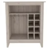 FURNIinspire Wine Racks Bar Cabinet, Wine Cabinet, Sideboard Kitchen Cupboards With Open Shelf, Wine Rack, Gray, 17.7"*32.5"*37.07" -Home Haven Furniture Store GUEST 48460b1d 0672 4cd4 89cf 5d6c4e8c8ef8