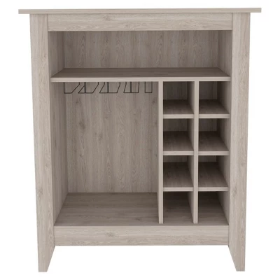 FURNIinspire Wine Racks Bar Cabinet, Wine Cabinet, Sideboard Kitchen Cupboards With Open Shelf, Wine Rack, Gray, 17.7"*32.5"*37.07" 3 FURNIinspire Wine Racks Bar Cabinet, Wine Cabinet, Sideboard Kitchen Cupboards With Open Shelf, Wine Rack, Gray, 17.7"*32.5"*37.07"