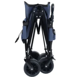 FURNIinspire Outdoor Serving Carts 3-in-1 Convertible Heavy-Duty Folding Wagon Cart With Bench Seat Storage 500lbs, Blue, 37"*24.02"*40.94" -Home Haven Furniture Store GUEST 4c8e2f82 239a 4edb 845a 551f2bdf7975