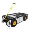 FURNIinspire Wheelbarrows And Lawn Carts Large Garden Cart For Transportation, Ideal For Outdoor Activities, Yellow And Black, 55“*24"*44.5" -Home Haven Furniture Store GUEST 4ddae773 5359 470d b408 1ff010862952