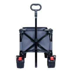 FURNIinspire Wheelbarrows And Lawn Carts Garden Cart Yard Cart, Collapsible Folding Wagon, Beach Wagon For Camping, Gray, 46.85"*22.05"*41.34" -Home Haven Furniture Store GUEST 4e9f539e 7783 4758 a933 017004d743b9