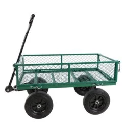 FURNIinspire Wheelbarrows And Lawn Carts Solid Wheels Tools Cart Wagon Cart, Metal Lawn Cart For Picnic, Shopping, Green, 37“*19"*45" 11 FURNIinspire Wheelbarrows And Lawn Carts Solid Wheels Tools Cart Wagon Cart, Metal Lawn Cart For Picnic, Shopping, Green, 37“*19"*45" -Home Haven Furniture Store GUEST 4f640c7c 0582 41e6 be33 cd23a0994e71