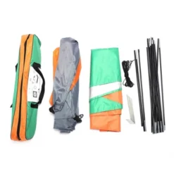 FURNIinspire Camping Tents 2 Person Dome Camping Tent With Double Door, Orange And Green Family Outdoor Tent, Multicolored, 78.75"*59"*43.25" -Home Haven Furniture Store GUEST 4fee0b45 b339 42a5 bb10 9576198c5947