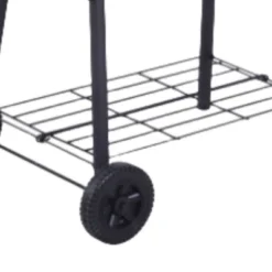 FURNIinspire Outdoor Grills, Griddles And Smokers Charcoal Grill And Smoker Combo For Backyard BBQ With Wheels, Black, 40.25"*14.25"*14.25" -Home Haven Furniture Store GUEST 50753e90 bd5a 45ec 843f 666a0dc012ed