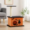 FURNIinspire Pet Tower Halloween Large Cat Tree Cat Climbing Tower With Condo, Cute Kitten Activity Platform Indoor, Orange, 23.6"*19.1"*31.5" -Home Haven Furniture Store GUEST 52d7cca9 670d 459a 8757 15b1f540aefc