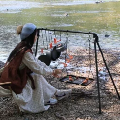 FURNIinspire Outdoor Grills, Griddles And Smokers Expedition Ready Grill System, Camp Kitchen For Wilderness Adventures, Black, 40.55"*12.99"*4.72" -Home Haven Furniture Store GUEST 53cdee4f 114f 4124 825f 84d508bbeea9