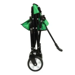 FURNIinspire Outdoor Serving Carts Minimeetall Collapsible Foldable Wagon Cart Utility Wagon Grocery Cart 225lbs, Green, 35.04"*22.44"*38.58" -Home Haven Furniture Store GUEST 561c5313 ea5b 4c9c ab10 8d69bf67b718