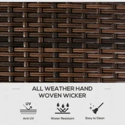 FURNIinspire Utility Storage Cabinet Outdoor Deck Box Shoe Storage PE Rattan Wicker Towel Rack With Liner Cushions, Brown, 39.80"*5.90"*25.00" 10 FURNIinspire Utility Storage Cabinet Outdoor Deck Box Shoe Storage PE Rattan Wicker Towel Rack With Liner Cushions, Brown, 39.80"*5.90"*25.00" -Home Haven Furniture Store GUEST 571912ef 8c9a 46e9 bbd1 a5c574966fa7