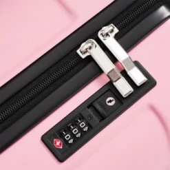 FURNIinspire Bag And Luggage Sets 20 Inch Luggage Set, Lightweight Checked Suitcase With 2 Mesh Bag Travel Business, Pink, 8.3"*13.6"*21.5" -Home Haven Furniture Store GUEST 580949b2 3a88 47cf ab61 fd89d4bc0a7f