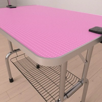 FURNIinspire Pet Grooming Tools Foldable Pet Grooming Table For Pet Large Dogs And Cats With Adjustable, Bathing Station, Pink, 38"*23.6"*65.5" 6 FURNIinspire Pet Grooming Tools Foldable Pet Grooming Table For Pet Large Dogs And Cats With Adjustable, Bathing Station, Pink, 38"*23.6"*65.5" - Image 4