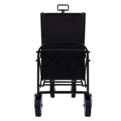 FURNIinspire Outdoor Serving Carts Minimeetall Extention ExCollapsible Foldable Wagon Cart Beach Wagon Heavy Duty Cart, Black, 25.98"*17.32"*37.4" -Home Haven Furniture Store GUEST 63a3b7ca f0e9 41a8 869c 5ebb31f48b2f