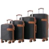 FURNIinspire Bag And Luggage Sets 4 Piece Luggage Set, Carry On Luggage Suitcase With 4 Packing Cubes, Travel Luggage, Black, 16.69"*12.4"*29.72" 2 FURNIinspire Bag And Luggage Sets 4 Piece Luggage Set, Carry On Luggage Suitcase With 4 Packing Cubes, Travel Luggage, Black, 16.69"*12.4"*29.72" -Home Haven Furniture Store GUEST 63eb8706 9667 43fd 9da5 5c63a7f30e24
